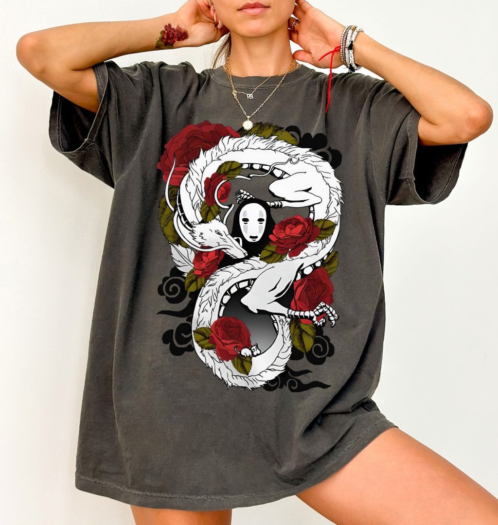 Comfort Colors Spirited Away Rose T-shirt - Image 4