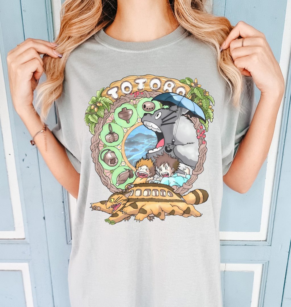 Studio Ghibli My Neighbour Totoro Cartoon T-shirt - Image 6