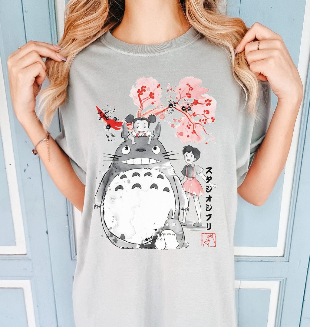 Studio Ghibli Totoro and Friends T-Shirt - Image 2
