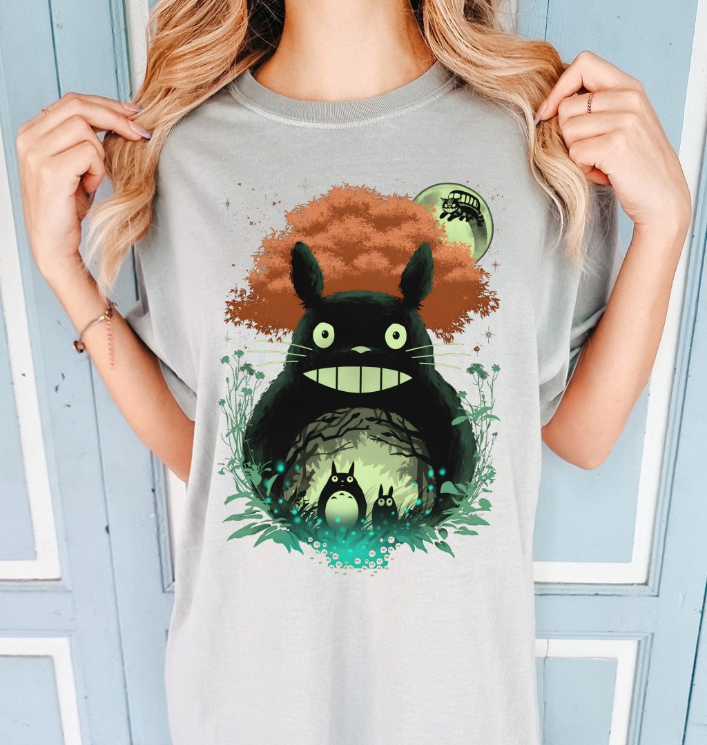 Comfort Colors Totoro Night T-Shirt - Image 2