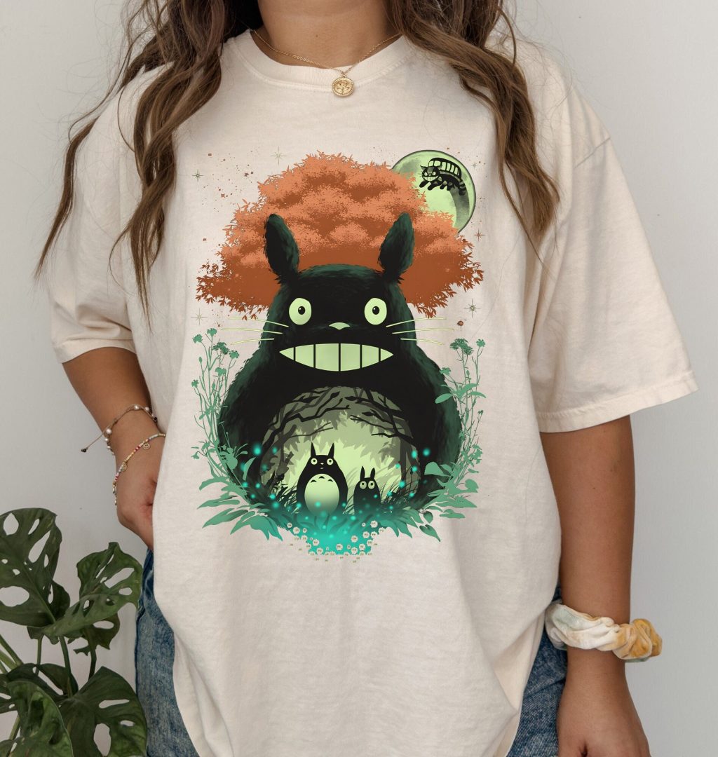 Comfort Colors Totoro Night T-Shirt - Image 4