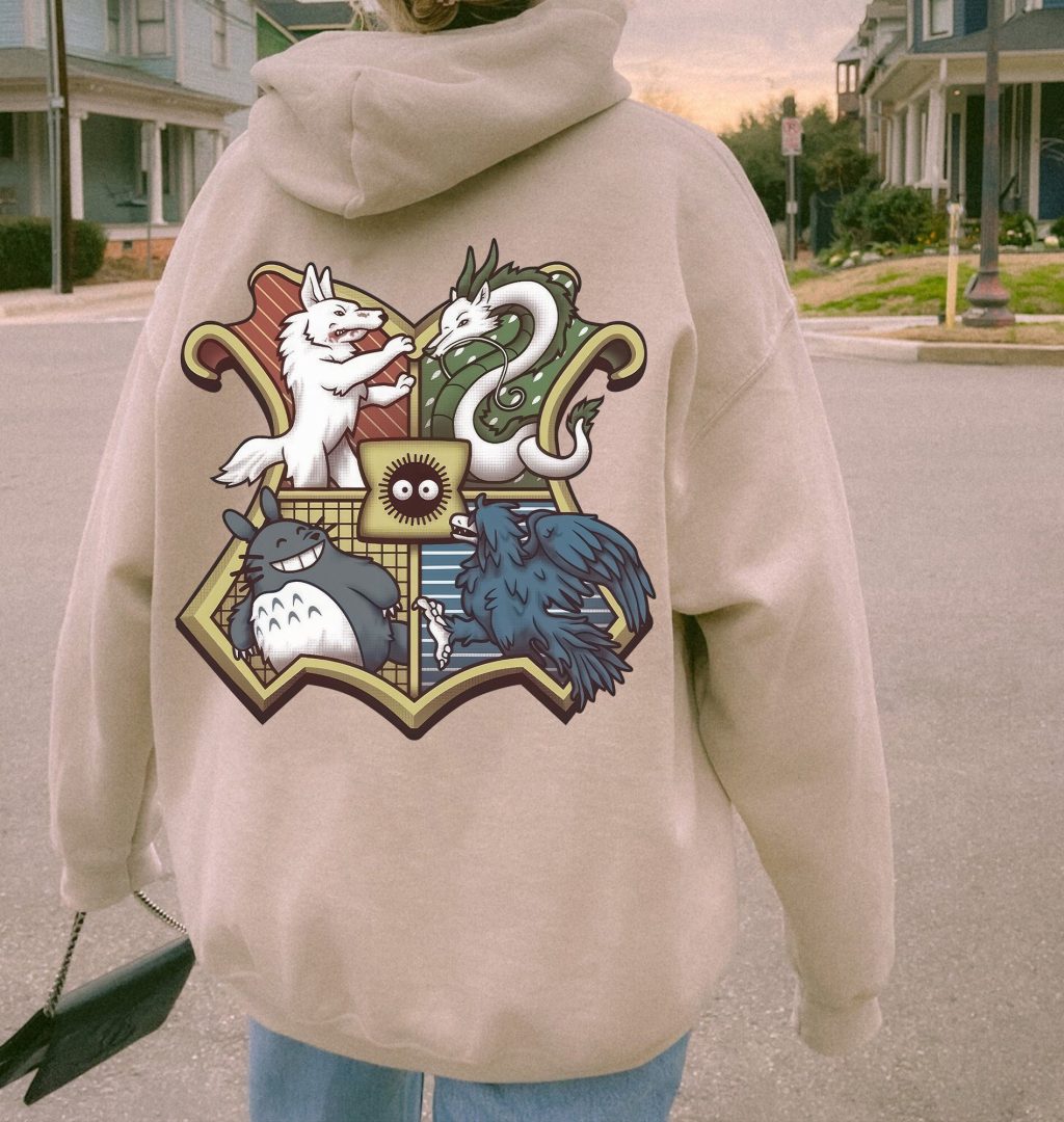 Ghibli Symbols Studio Ghibli Hoodie