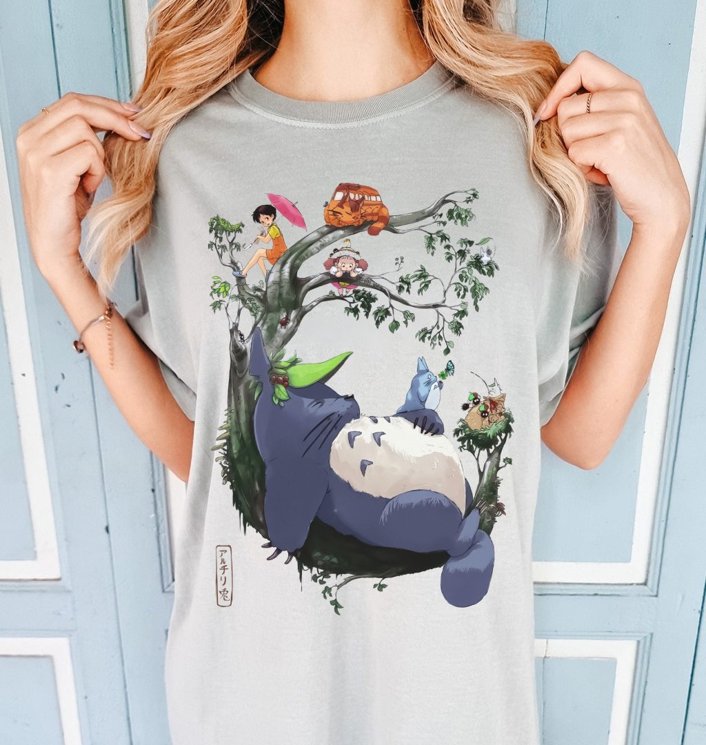 Anime Ghibli My Neighbour Totoro T-shirt - Image 4