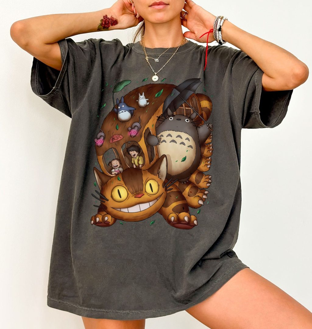 Totoro Catbus Comfort Colors T-shirt