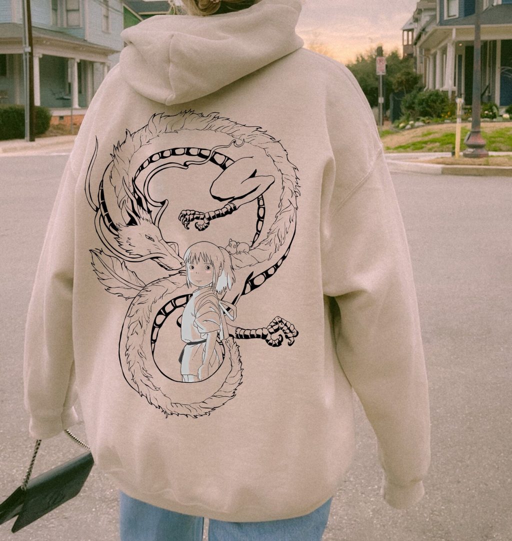 Chihiro and Haku Spirited Away Hoodie