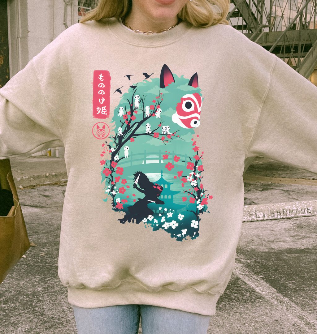 Comfort Colors Princess Mononoke Sweatshirt