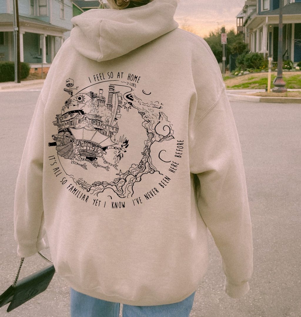 Howl's Moving Castle Ghibli Anime Hoodie - Image 2