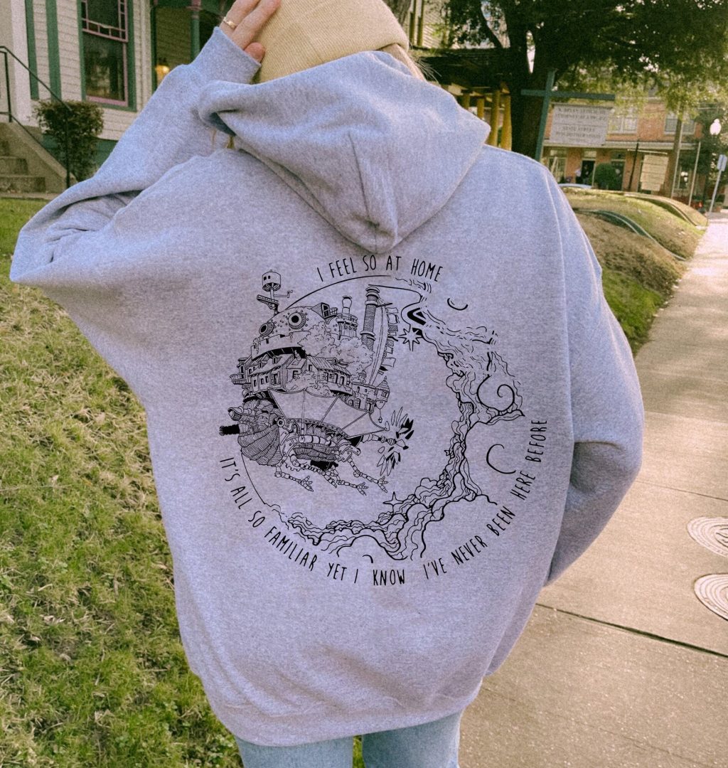 Howl's Moving Castle Ghibli Anime Hoodie - Image 4