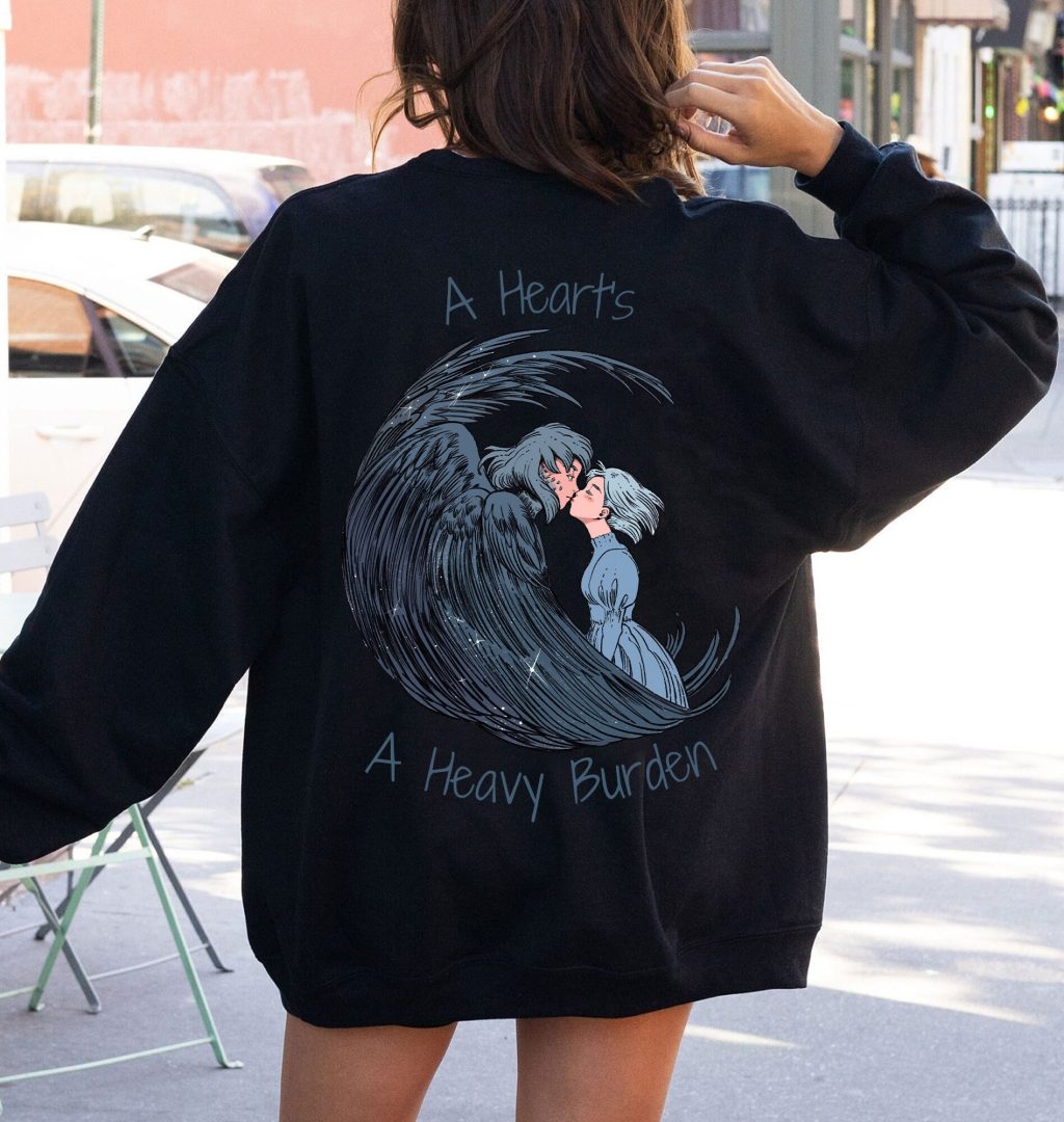 Howl and Sophie Shirt Howl's Moving Castle Quote Hoodie - Image 2