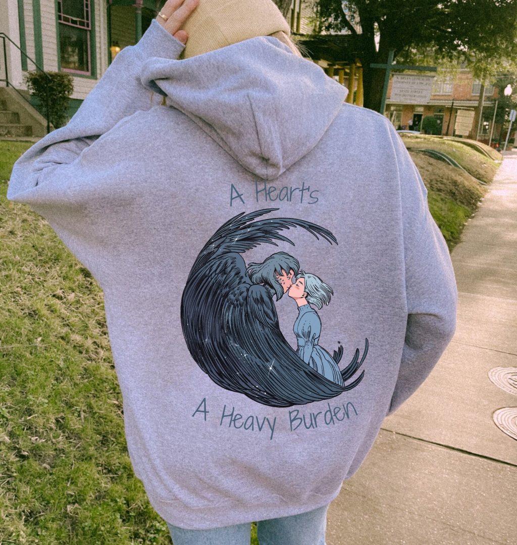 Howl and Sophie Shirt Howl's Moving Castle Quote Hoodie - Image 4