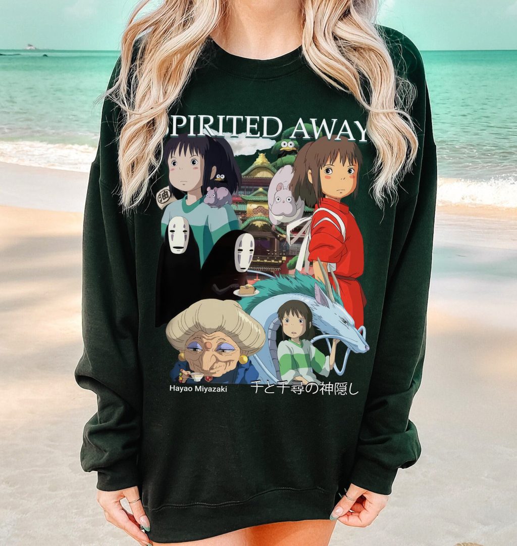 Comfort Colors Spirited Away Poster Sweatshirt - Image 2