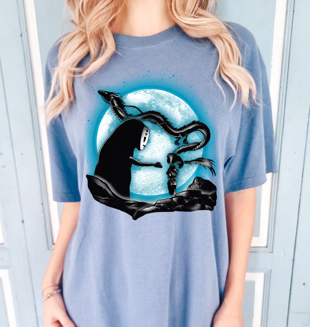 Comfort Colors Spirited Away Characters T-shirt - Image 2