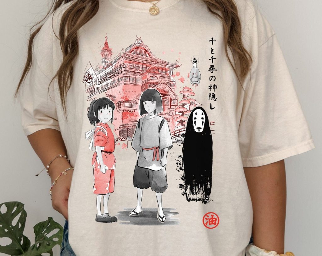 Comfort Colors Main Casts Spirited Away T-shirt - Image 4