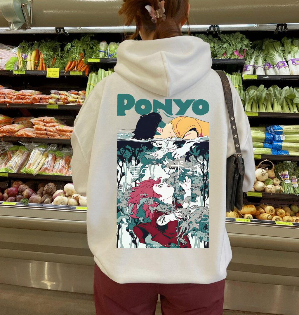 Ponyo Meeting Sosuke Hoodie - Image 2
