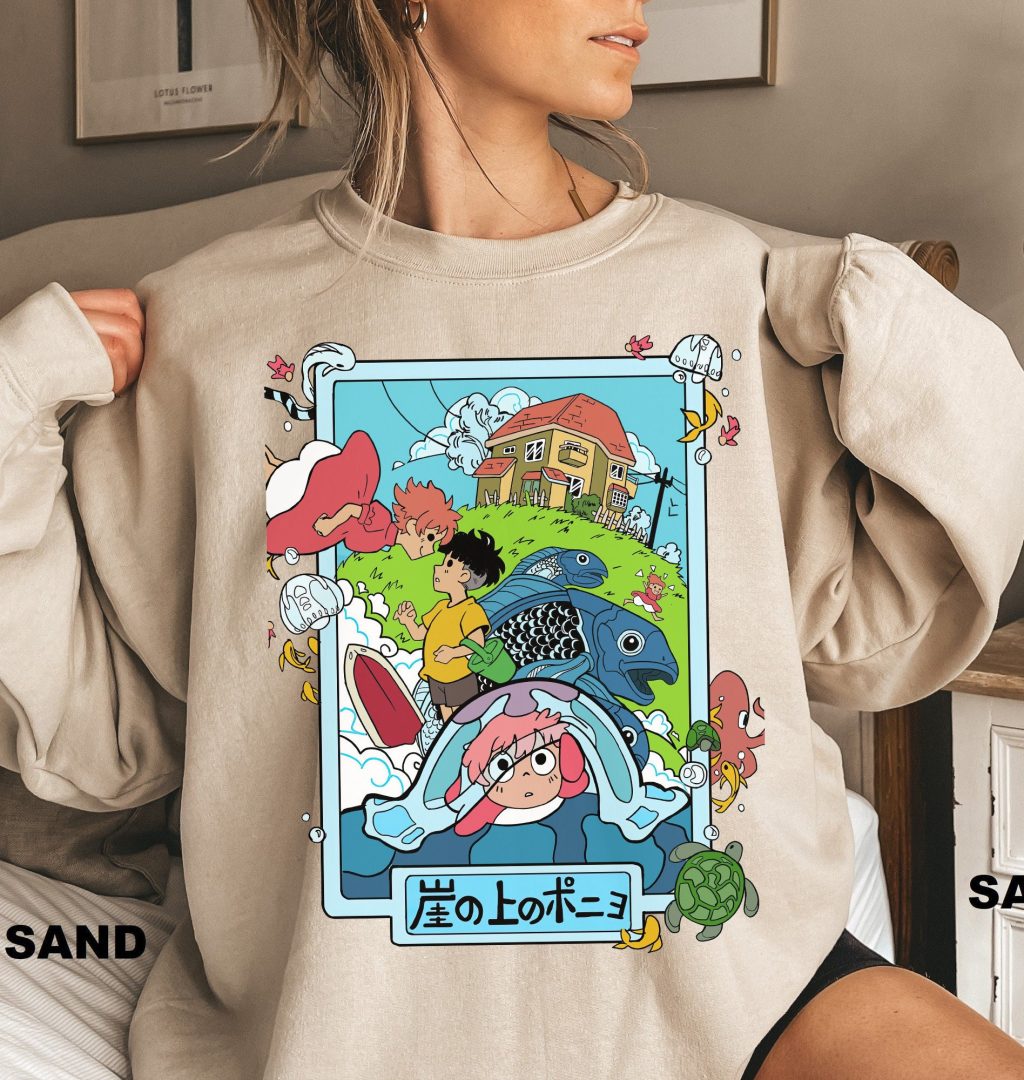 Comfort Colors Ponyo and Sosuke Sweatshirt