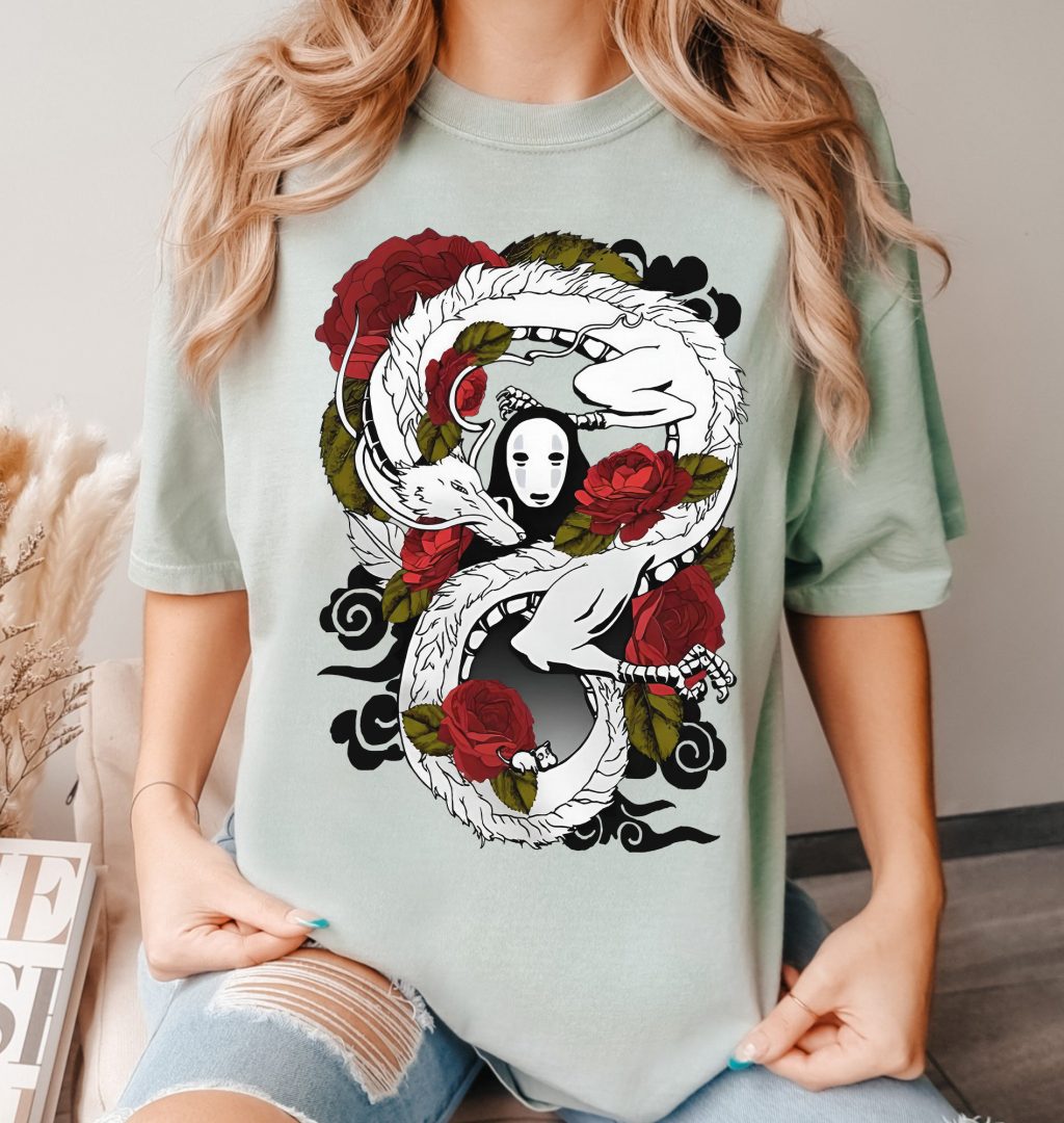 Comfort Colors Spirited Away Rose T-shirt - Image 2