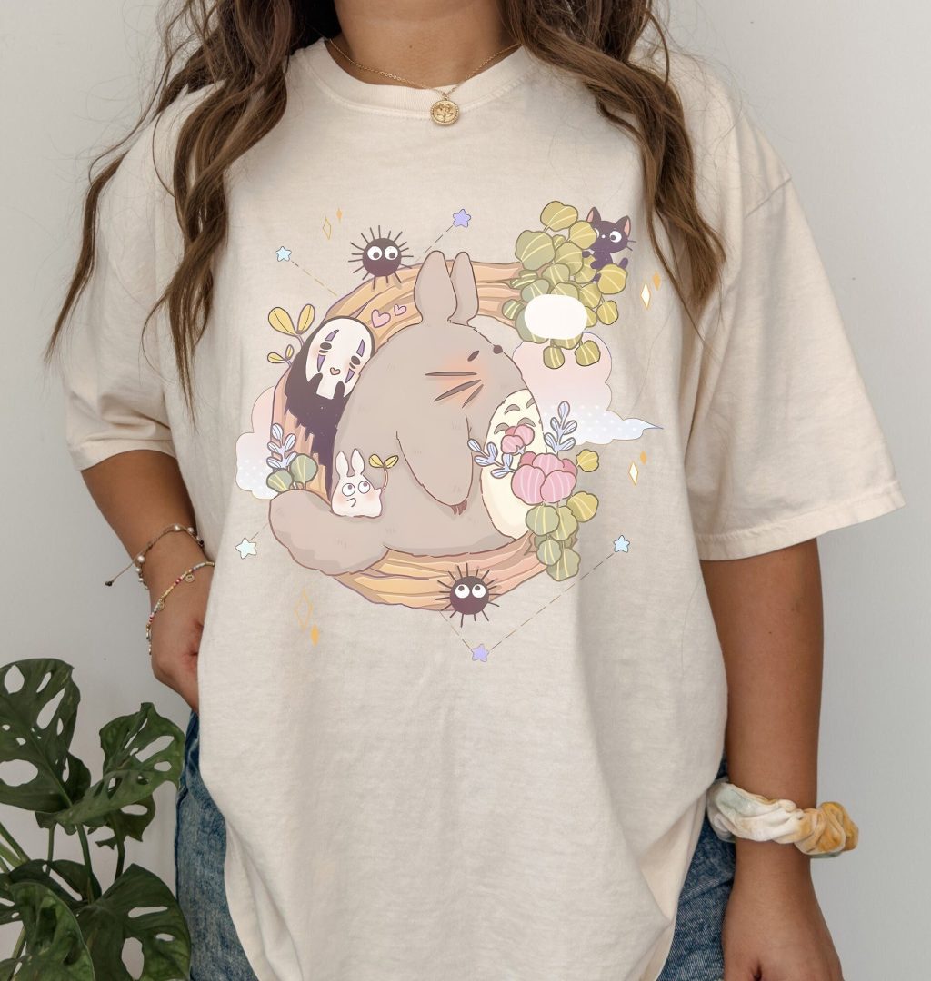 Comfort Colors Chibi Characters Ghibli T-shirt