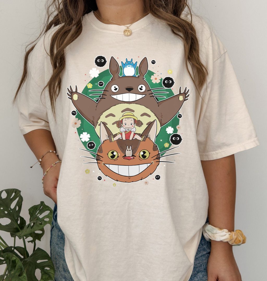 Comfort Colors My Neighbor Totoro Ghibli Gift T-shirt - Image 2