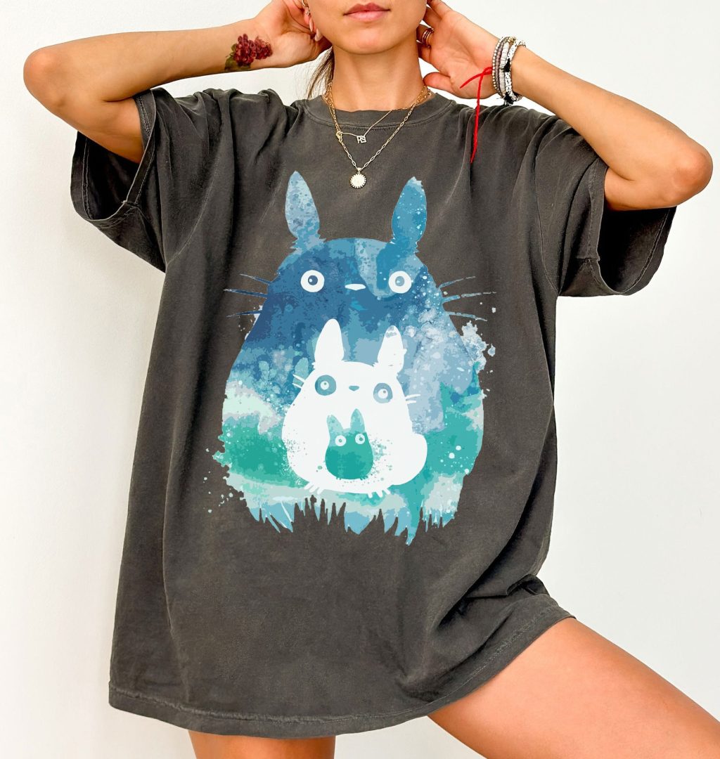 My Neighbour Totoro Shadow Ghibli Cartoon T-shirt