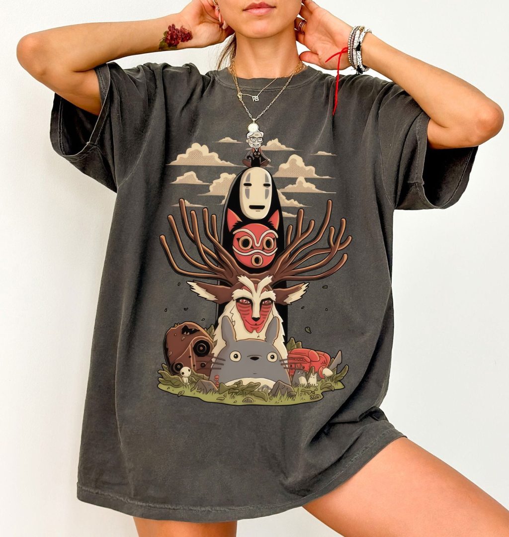 Studio Ghibli Character Miyazaki T-shirt