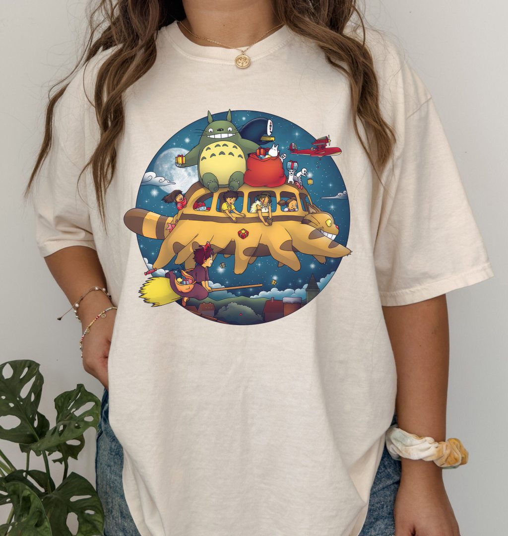 Studio Ghibli Characters Journey T-shirt - Image 2