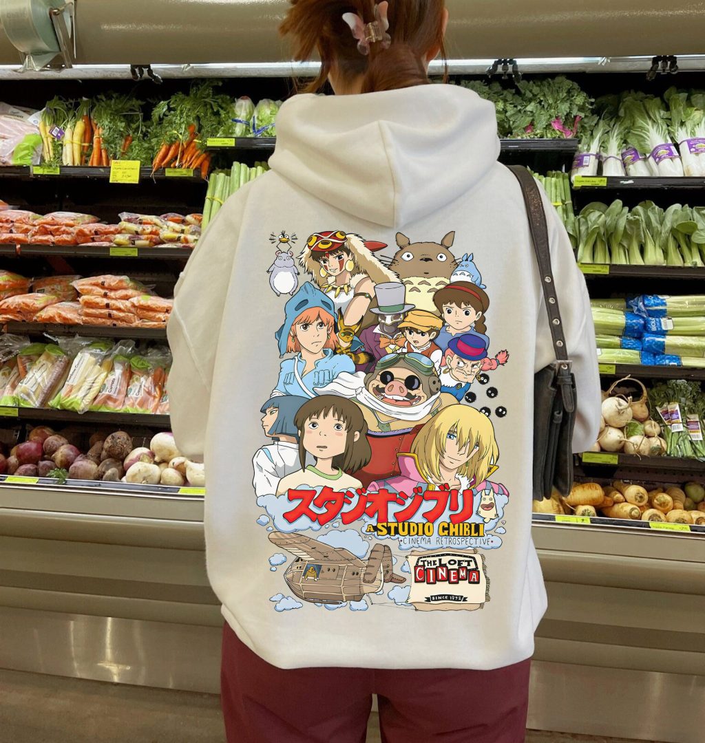 World Ghibli Characters Hoodie - Image 2