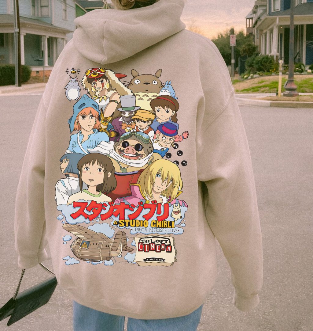 World Ghibli Characters Hoodie