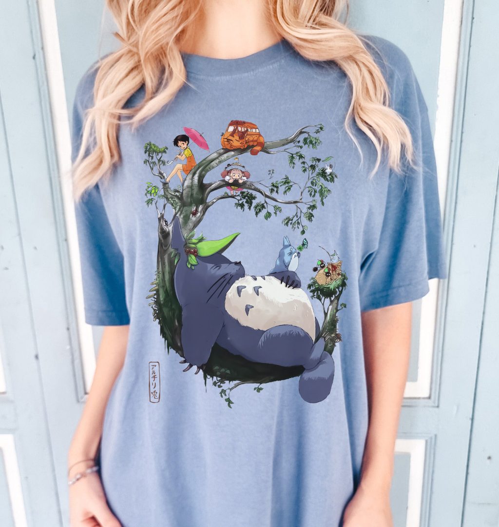Anime Ghibli My Neighbour Totoro T-shirt - Image 2