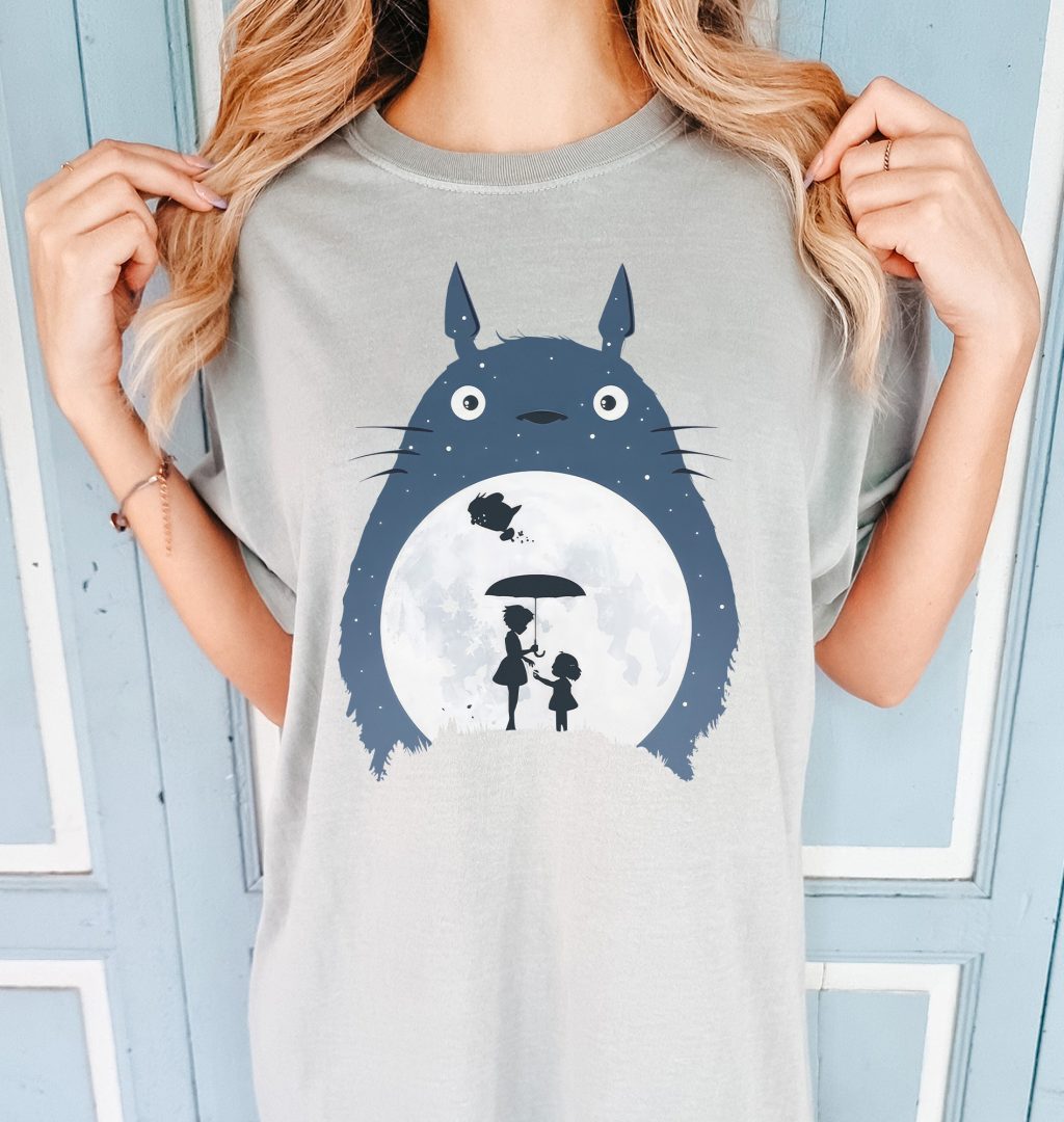Comfort Colors Anime Totoro & Friends Studio Ghibli T-shirt - Image 4