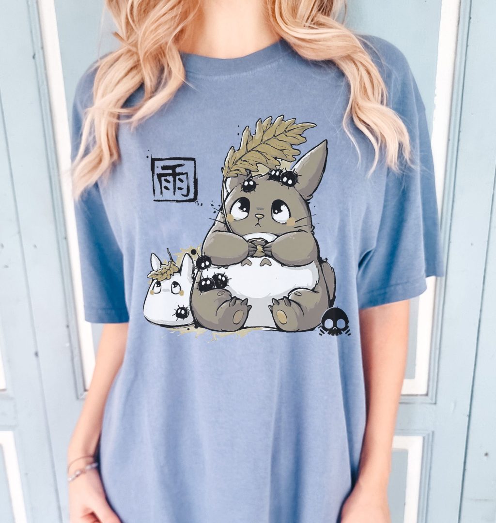 Kawaii Chibi My Neighbour Totoro Ghibli T-shirt - Image 4