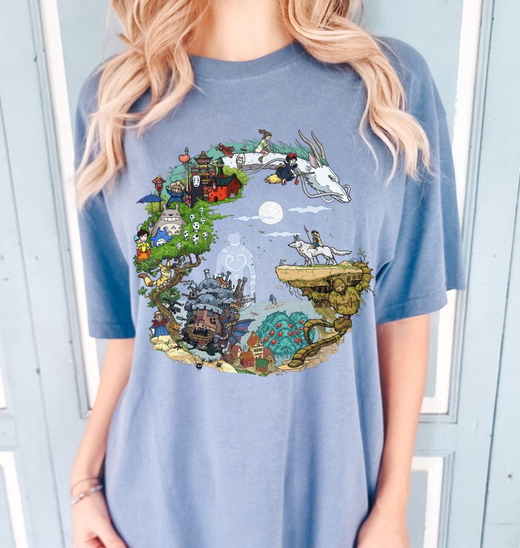 Comfort Colors Ghibli T-shirt - Image 2