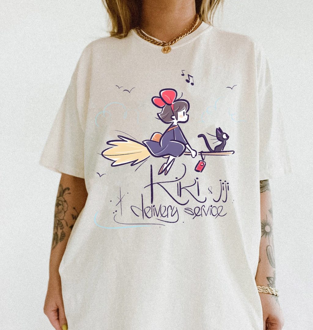 Comfort Colors Kiki's Delivery Service Chibi T-shirt