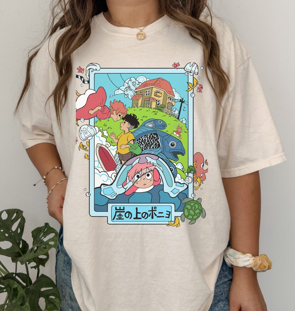 Comfort Colors Ponyo Movie T-Shirt