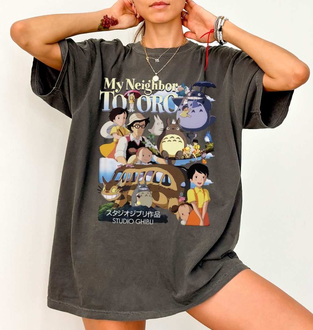 Comfort Colors Anime My Neighbour Totoro T-Shirt