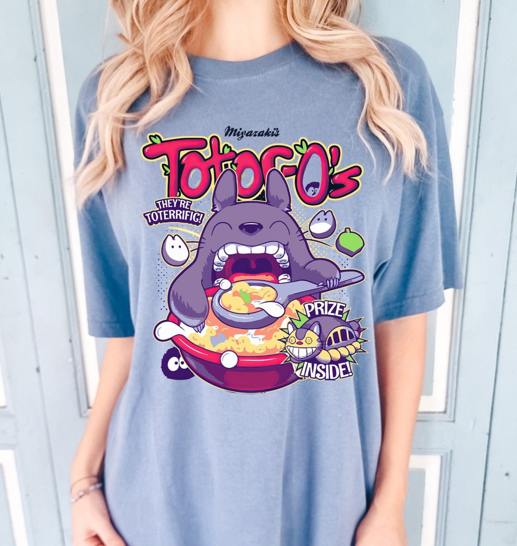 Comfort Colors Totoro Eating Happily T-Shirt