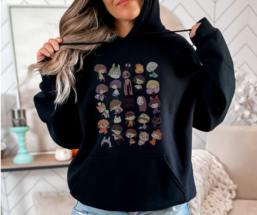 Studio Ghibli Chibi Characters Hoodie