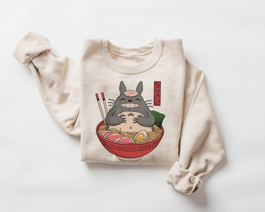 Totoro Ramen Studio Ghibli Sweatshirt - Image 2