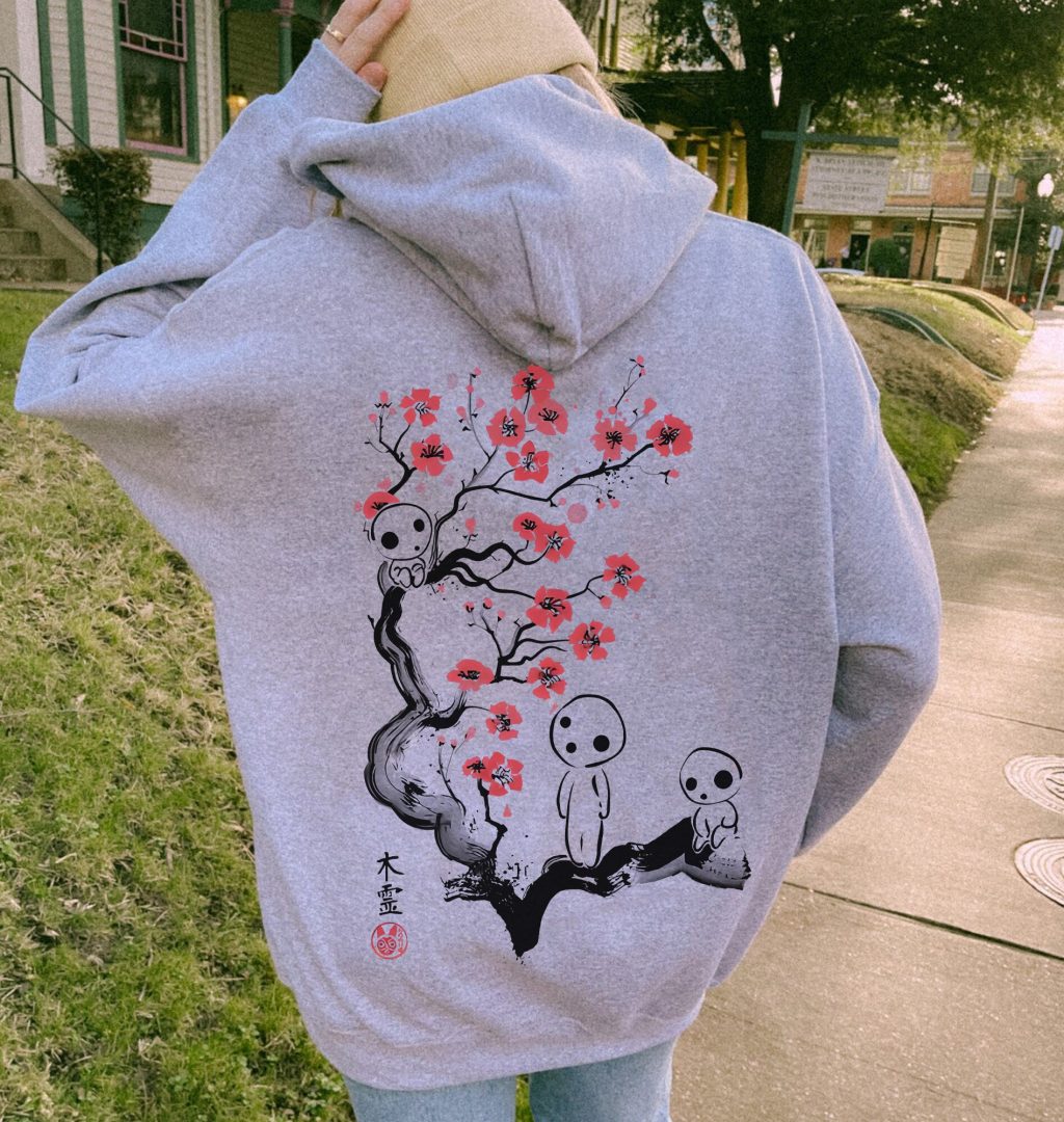 Princess Mononoke Kodama Tree Hoodie - Image 2