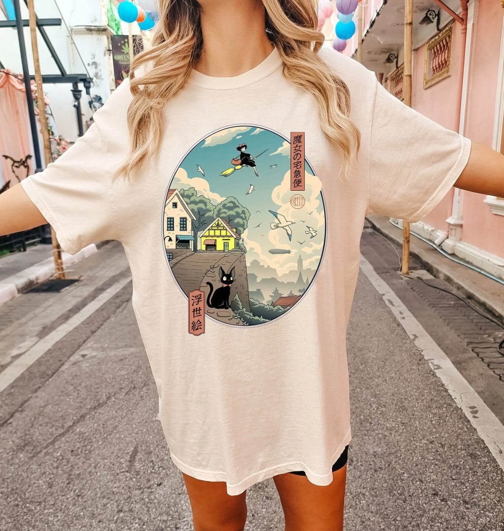 Comfort Colors Kiki's Delivery Service Studio Ghibli T-shirt