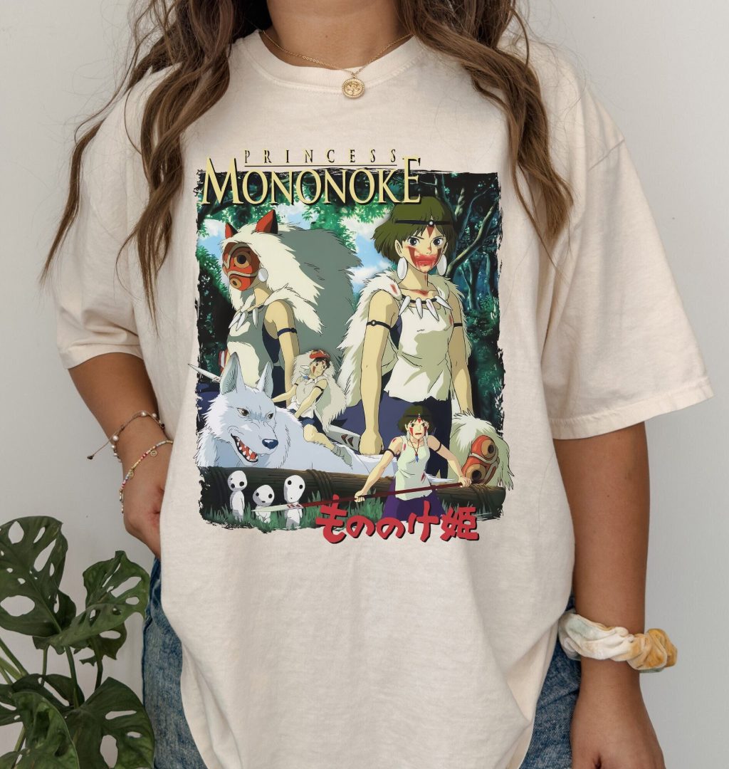 Comfort Colors Princess Mononoke Anime T-shirt