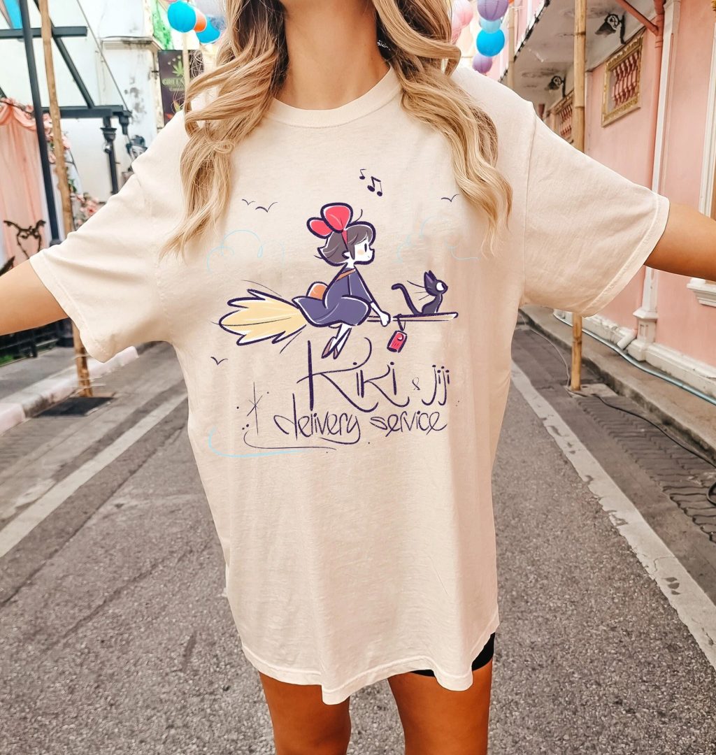 Comfort Colors Kiki's Delivery Service Chibi T-shirt - Image 2