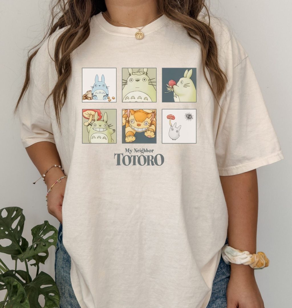 Comfort Colors My Neighbour Totoro Scene T-Shirt