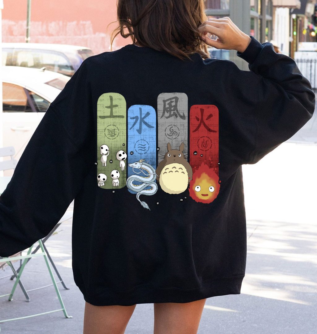 Comfort Colors Ghibli Character Sweatshirt