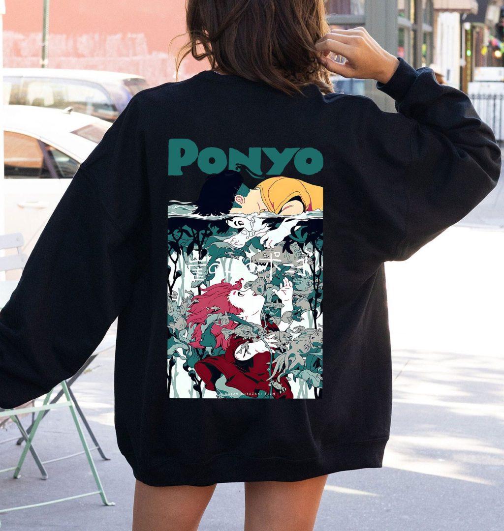 Comfort Colors Studio Ghibli Ponyo Meeting Sosuke Sweatshirt