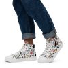 mens high top canvas shoes white left 62137df1974da - Studio Ghibli UK Store