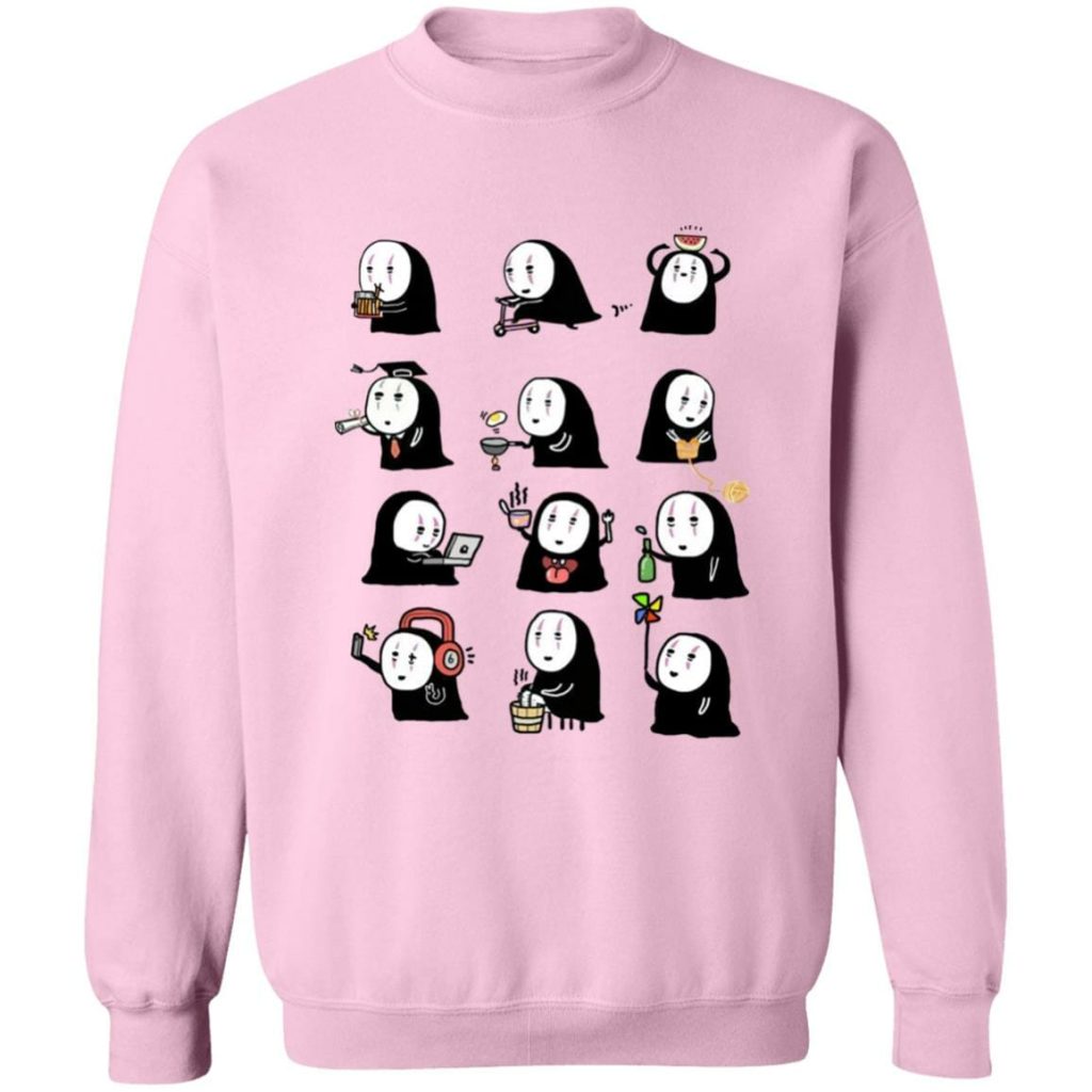 Studio Ghibli Spirited Away Cute No Face Kaonashi Collection Sweatshirt - Image 10
