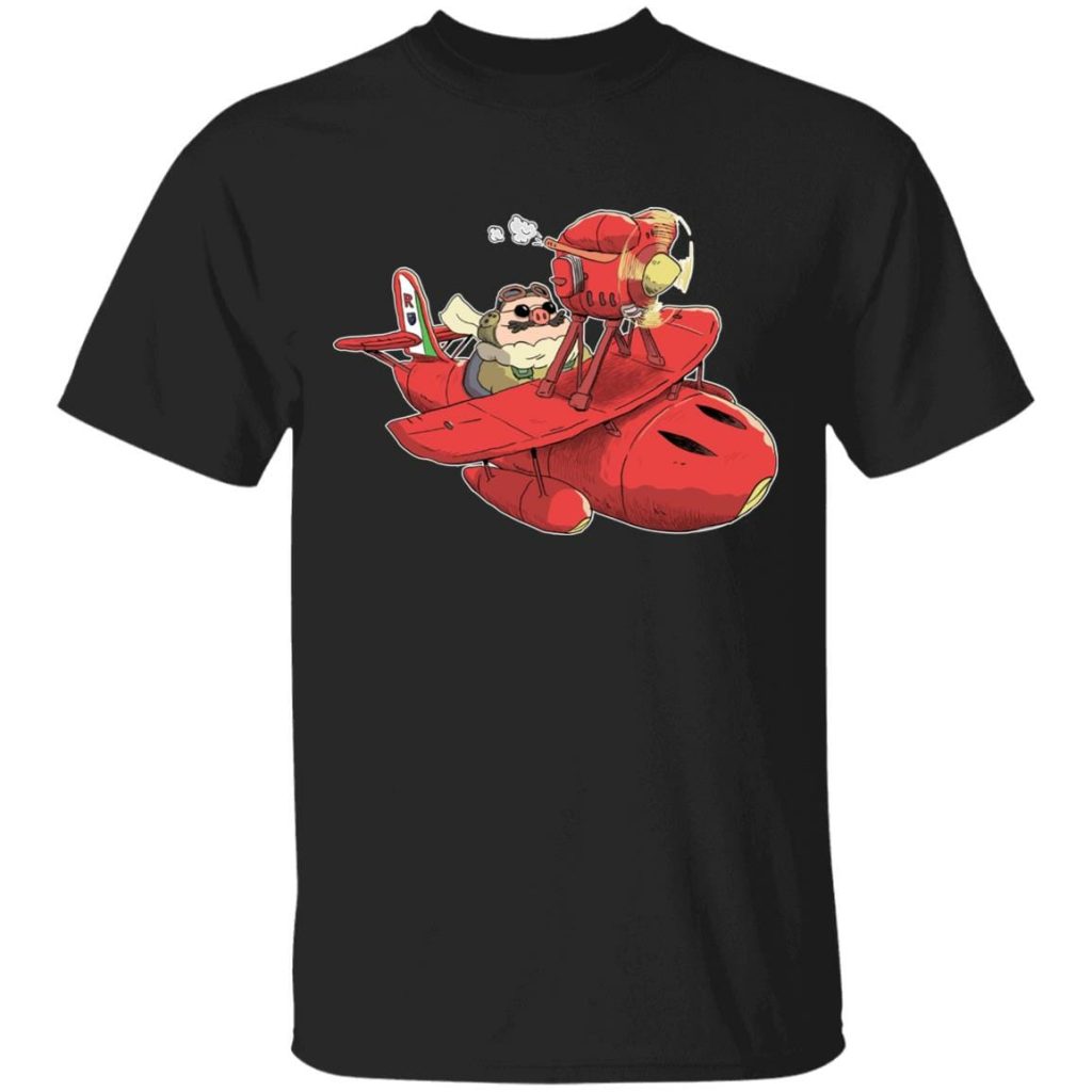 Studio Ghibli Porco Rosso Chibi T-shirt - Image 3