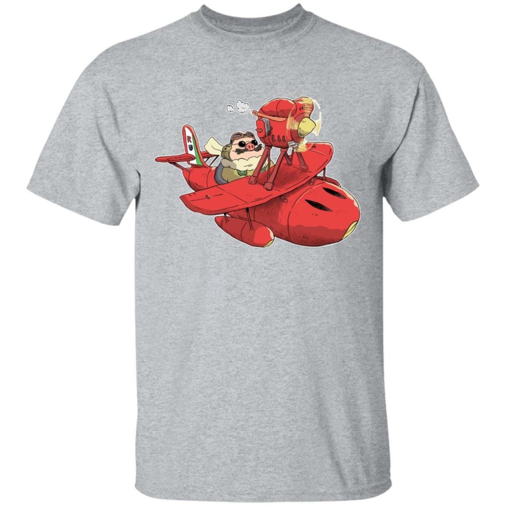 Studio Ghibli Porco Rosso Chibi T-shirt - Image 9