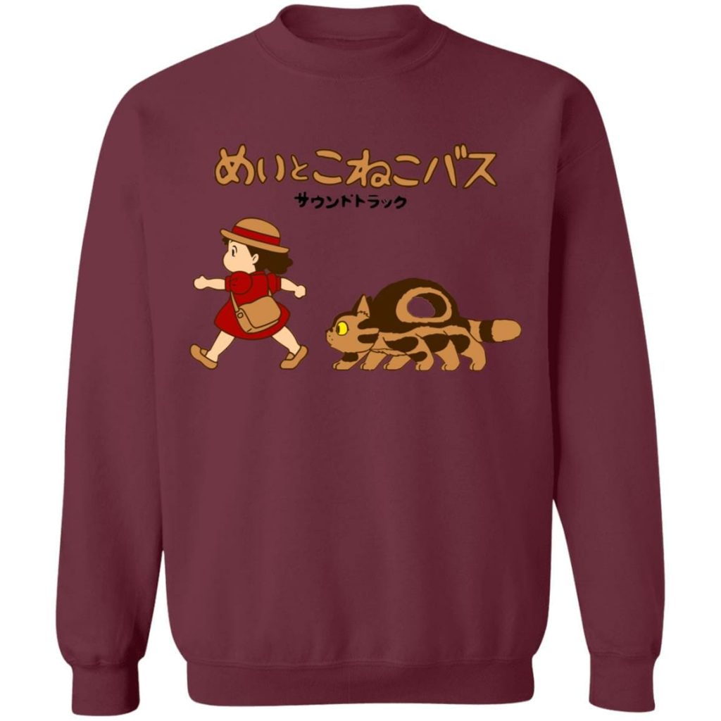 Studio Ghibli My Neighbor Totoro Cat Bus and Mei Unisex Sweatshirt - Image 5