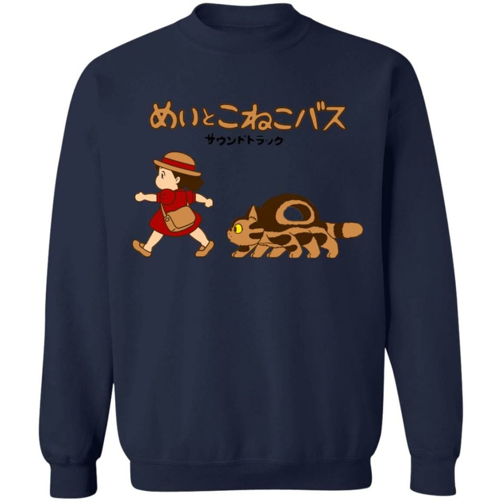 Studio Ghibli My Neighbor Totoro Cat Bus and Mei Unisex Sweatshirt - Image 6